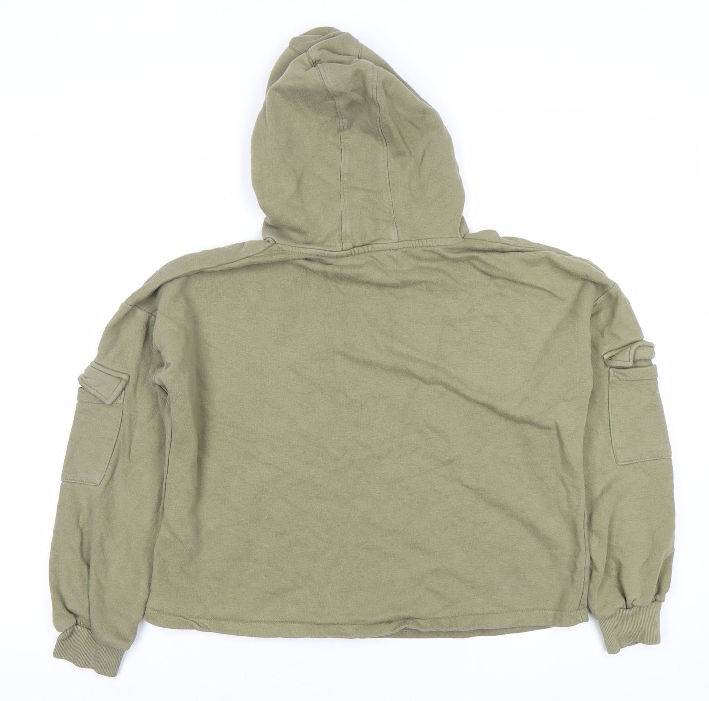 Marks and Spencer Girls Green Pullover Hoodie 13-14 Years