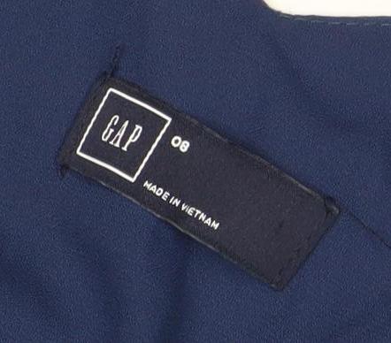 GAP Women's Blue Sleeveless Dress, Size 12