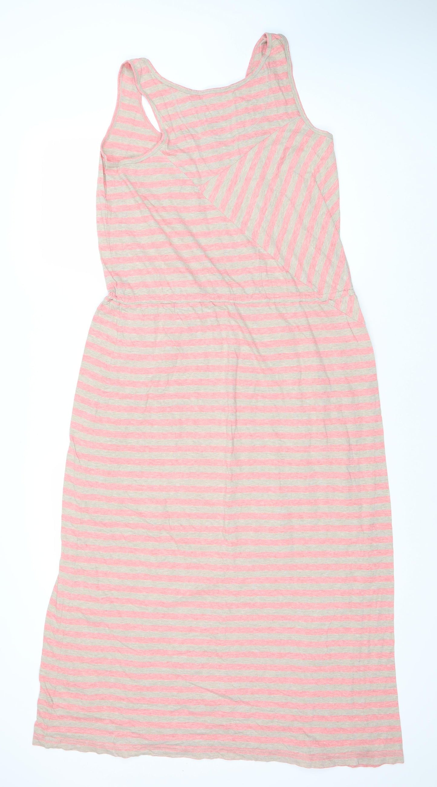 Sandwich Women’s XL Midi Dress, Striped Scoop Neck