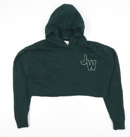 Womens UK Size S Jack Wills Green Pullover Hoodie