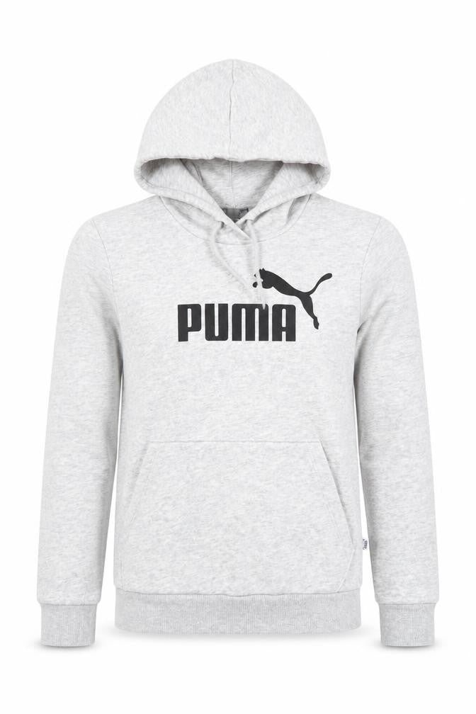 Unisex Adults UK Size 10 PUMA Grey Pullover Hoodie