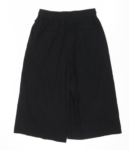 Womens UK Size S Zara   Black Trousers