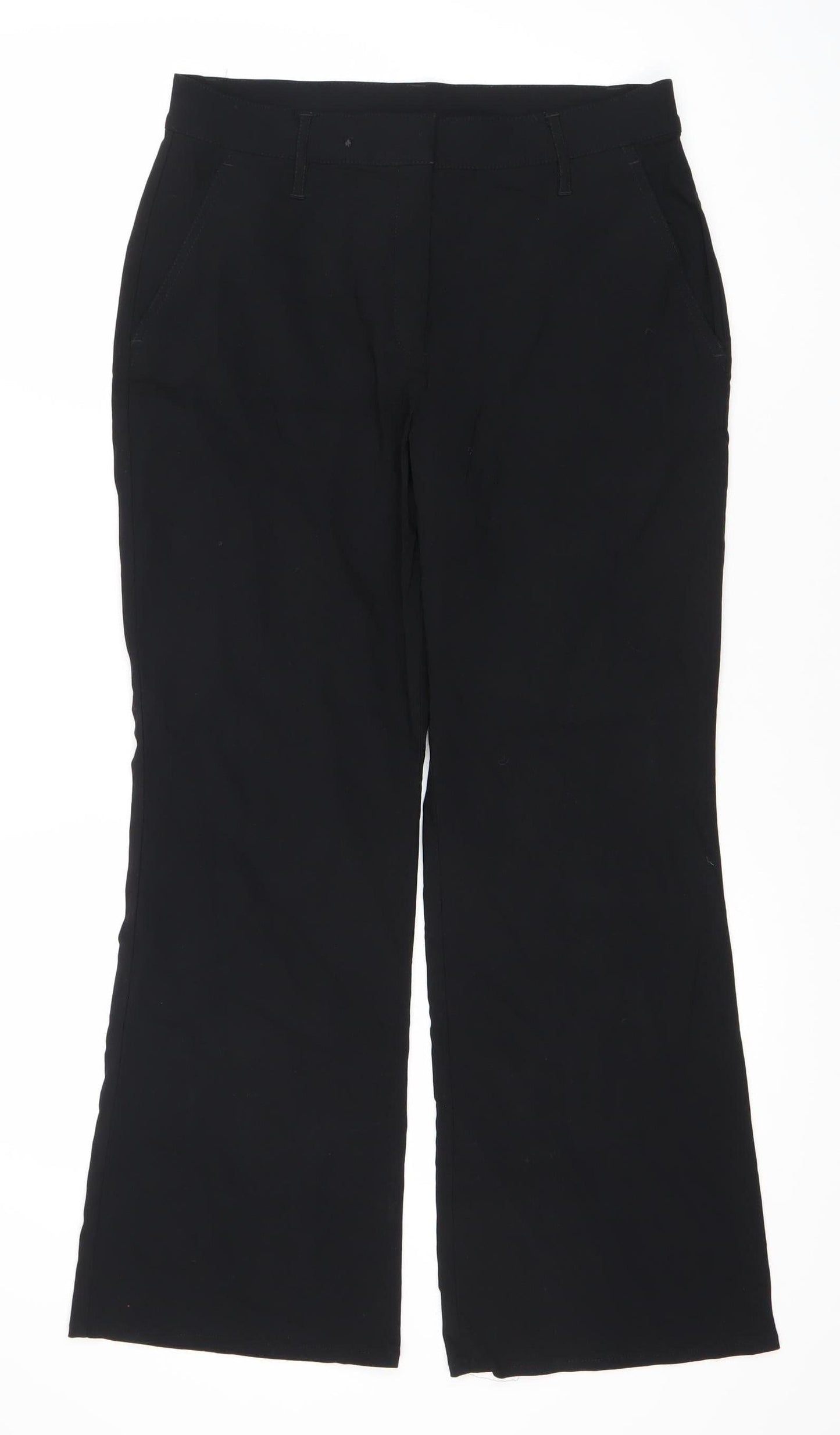 Womens UK Size 12 Marks and Spencer   Black Trousers