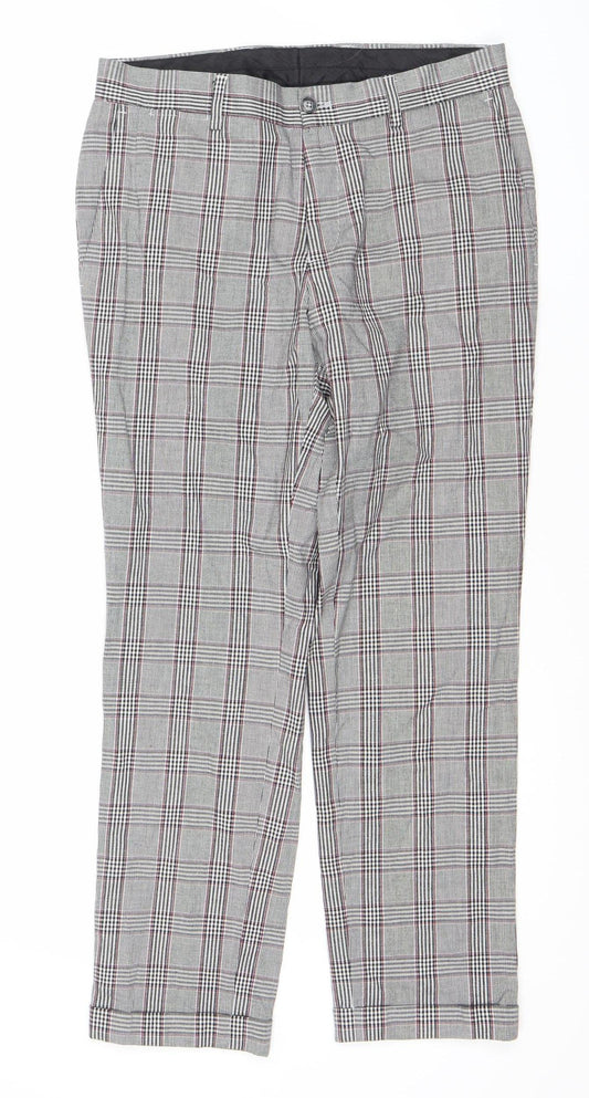 Womens UK Size 8 NEXT Regular Fit Casual Multicoloured Trousers