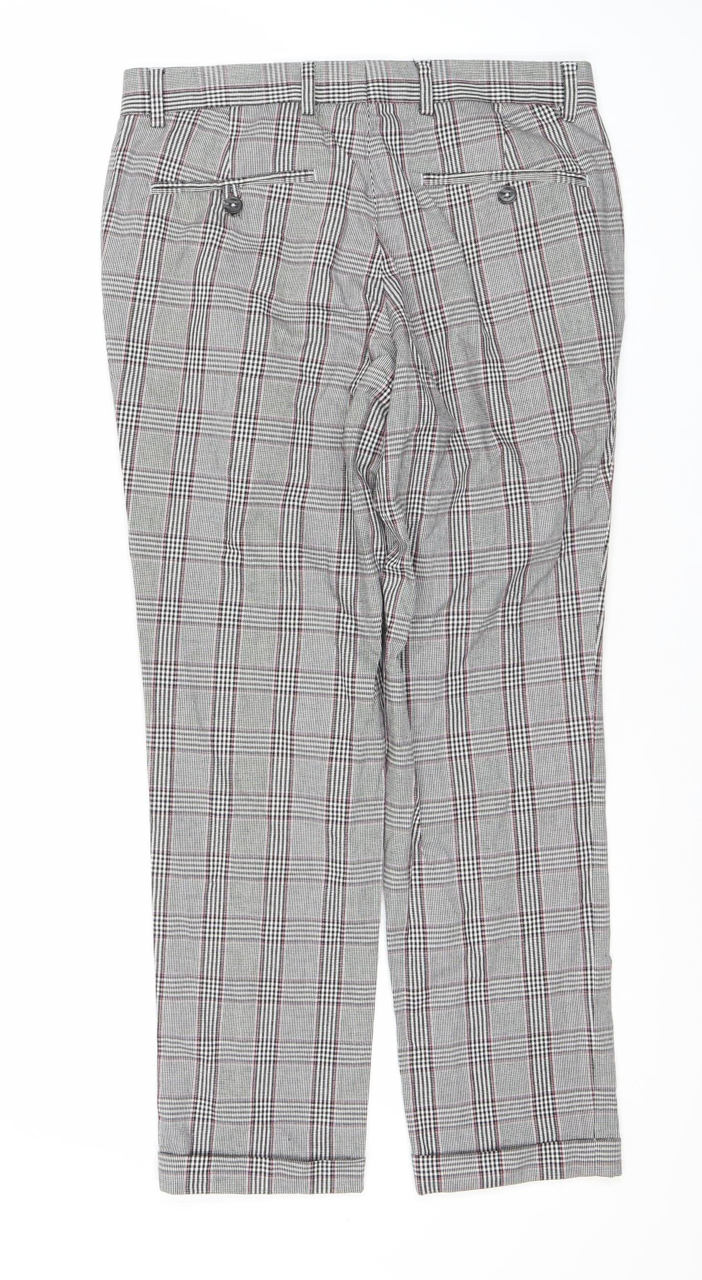Womens UK Size 8 NEXT Regular Fit Casual Multicoloured Trousers