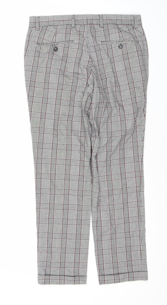 Womens UK Size 8 NEXT Regular Fit Casual Multicoloured Trousers