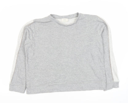 Trash Women's Grey Pullover Sweatshirt Medium