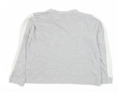Trash Women's Grey Pullover Sweatshirt Medium