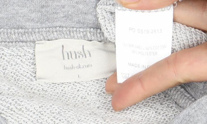 Trash Women's Grey Pullover Sweatshirt Medium