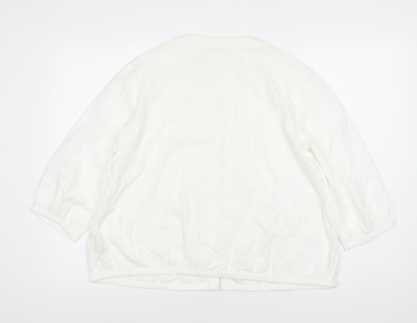 Womens UK Size 12 Fat Face White  Blouse