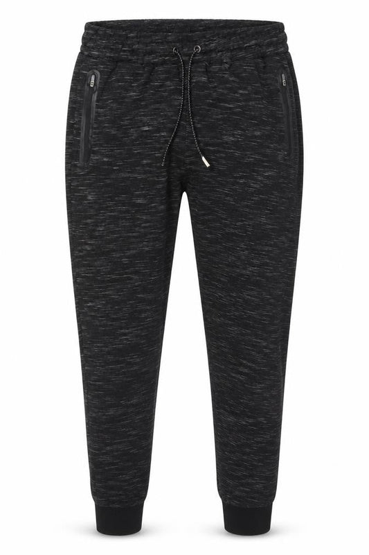 Mens UK Size L Brave Soul Regular Fit Jogger Black Trousers