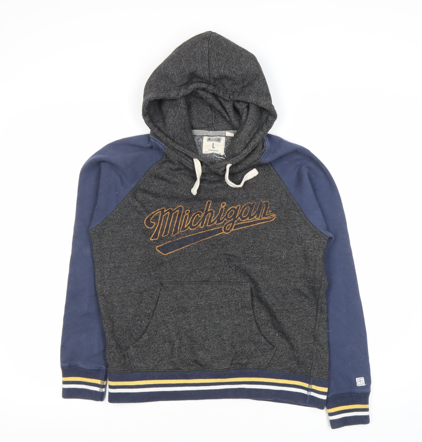 Tailgate Men's Grey College Logo Hoodie - Size L