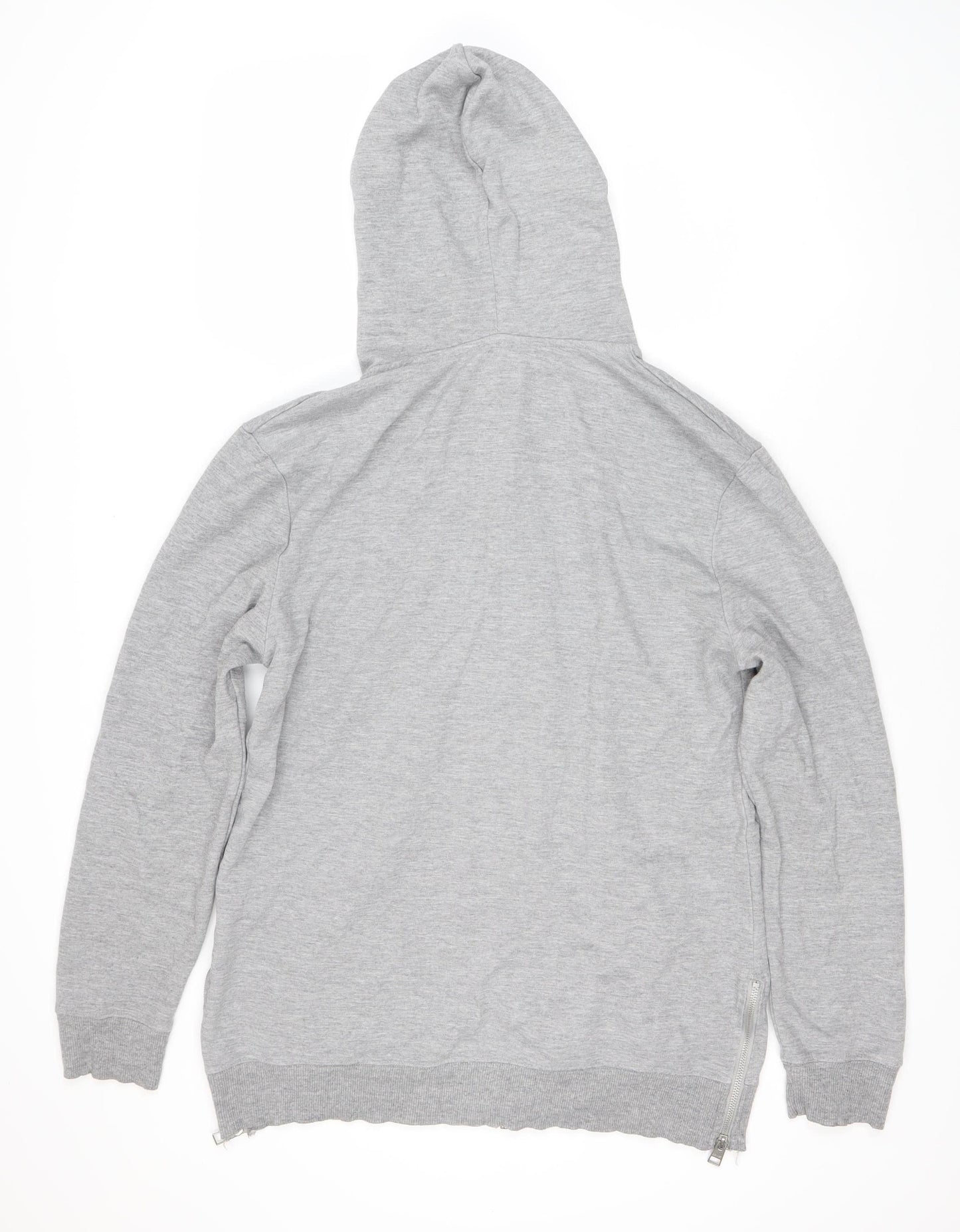 Soviet Men’s Grey Full Zip Hoodie, Size M