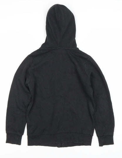 Umbro Boys Black Full Zip Hoodie Size 11 Sports Casual