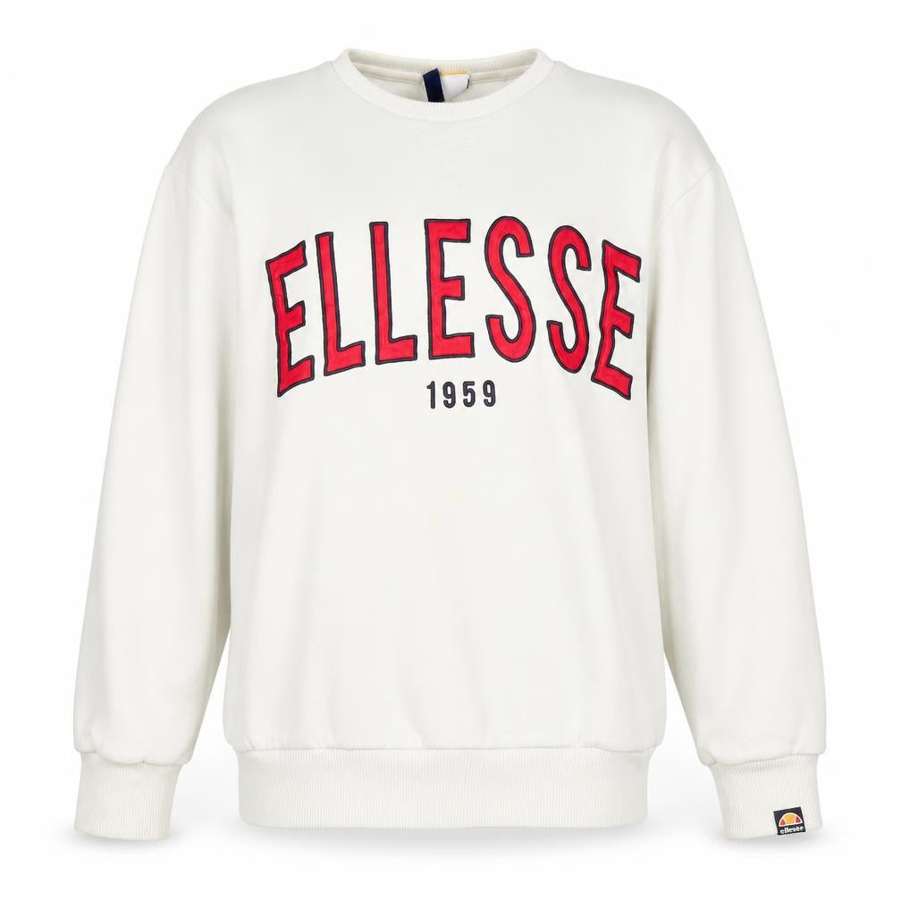 Womens UK Size M ellesse White Pullover Sweatshirt