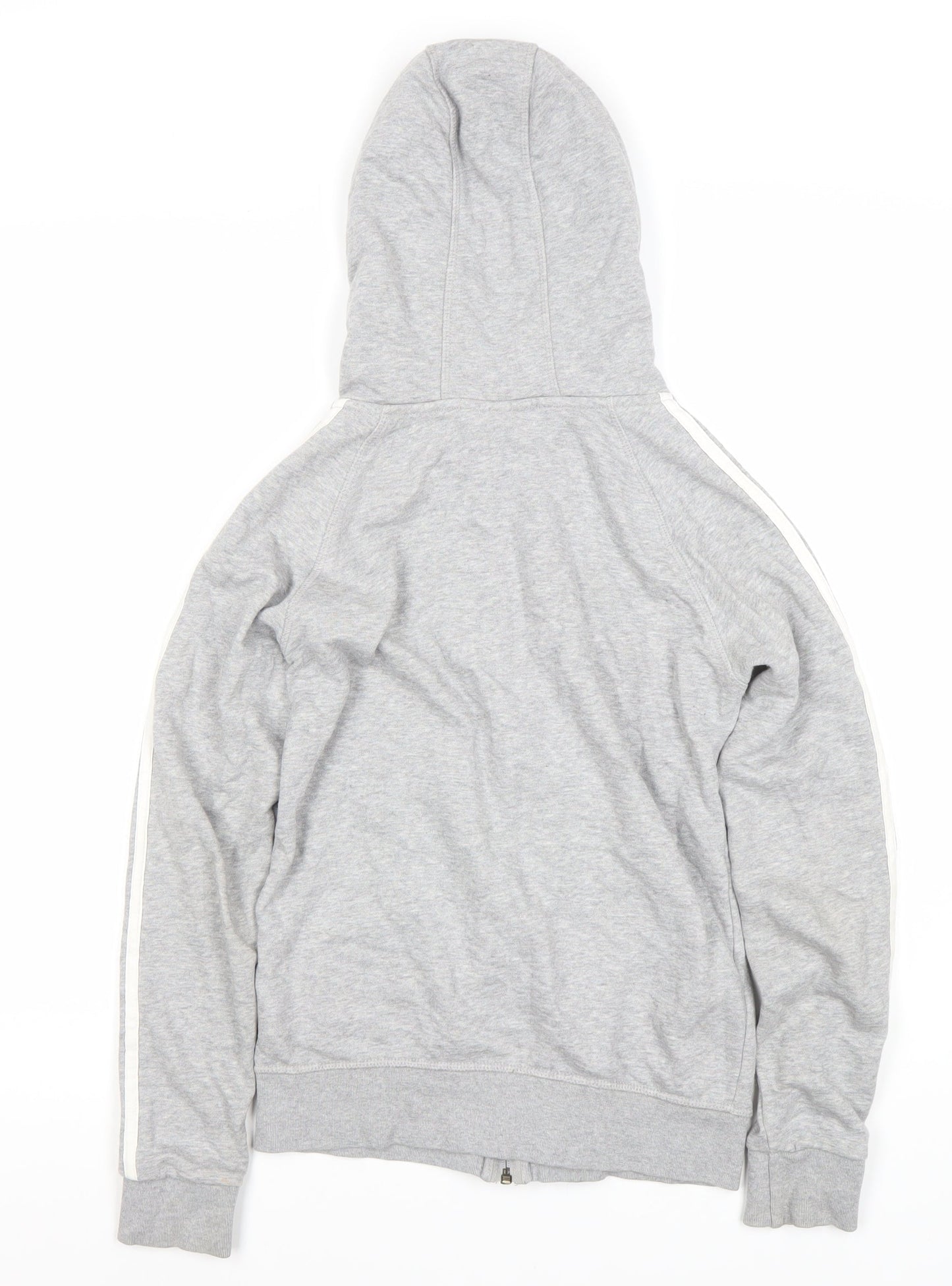 Adidas Grey XS Unisex Full Zip Hoodie