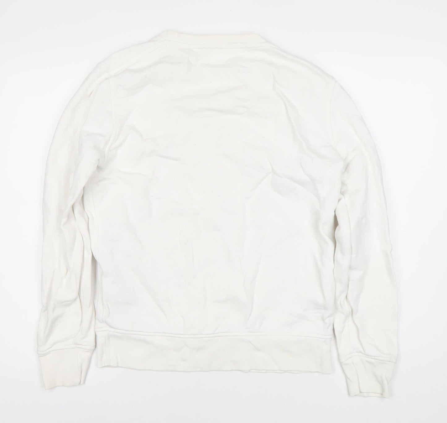 Mens UK Size S Levi's White Pullover Sweatshirt