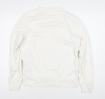 Mens UK Size S Levi's White Pullover Sweatshirt