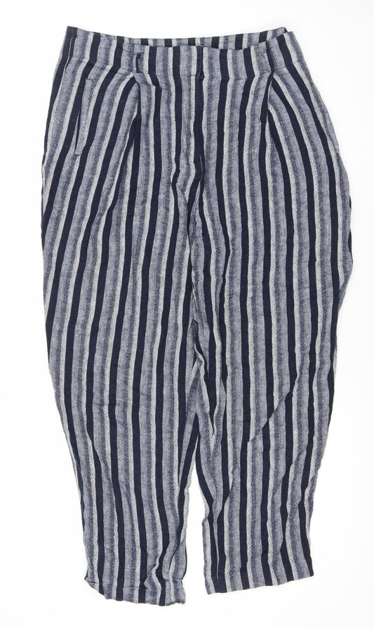 Womens UK Size 16 Marks and Spencer   Blue Trousers