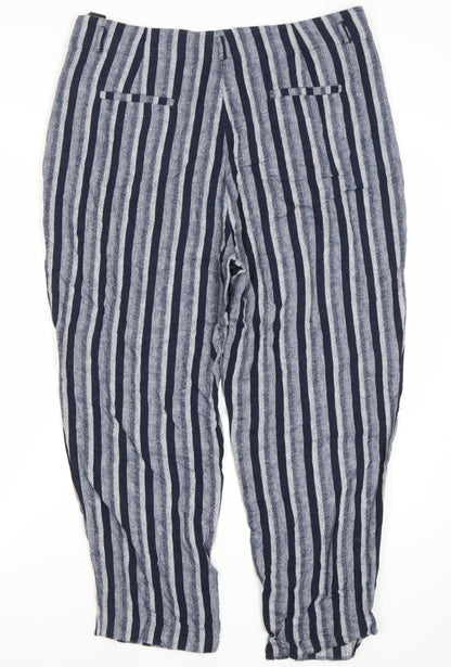 Womens UK Size 16 Marks and Spencer   Blue Trousers