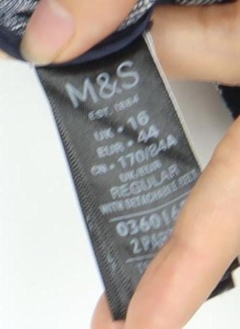 Womens UK Size 16 Marks and Spencer   Blue Trousers