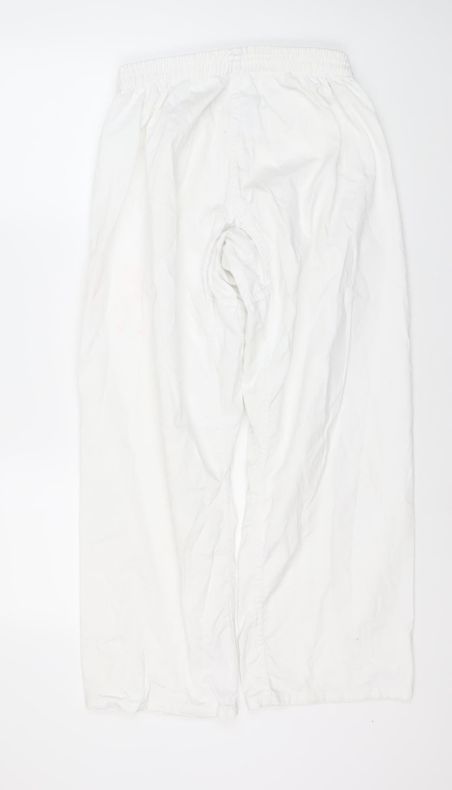 Unisex Adultss UK Size 2XL DECATHLON Relaxed Fit Casual White Trousers