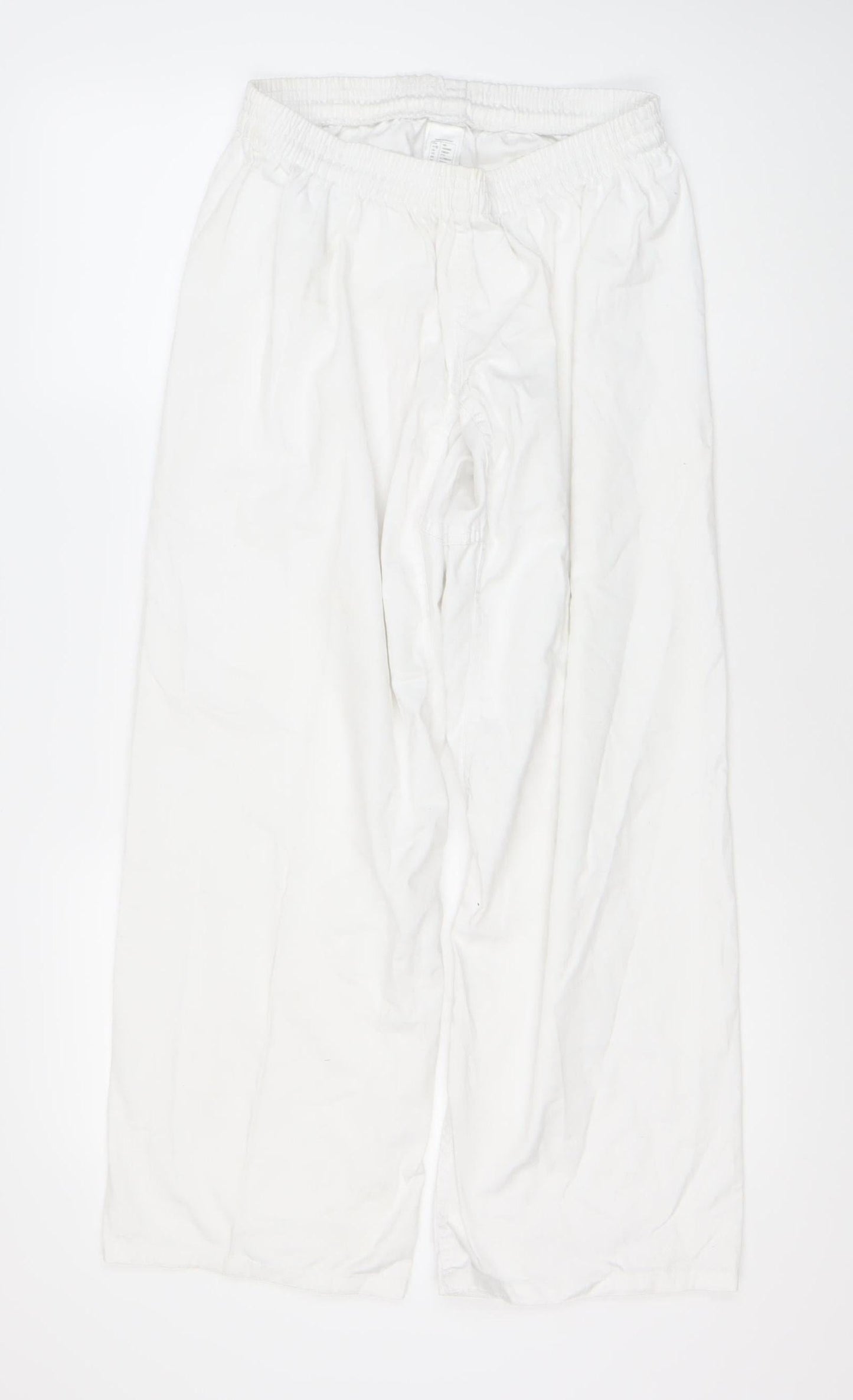 Unisex Adultss UK Size 2XL DECATHLON Relaxed Fit Casual White Trousers