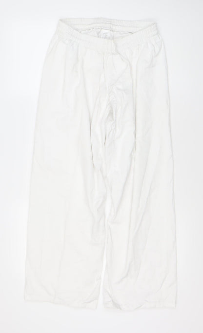 Unisex Adultss UK Size 2XL DECATHLON Relaxed Fit Casual White Trousers