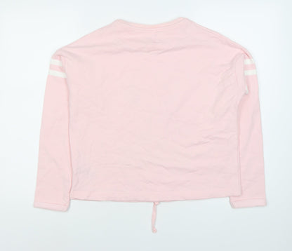 Marks and Spencer Girls Pink Peanuts Pullover Hoodie 12-13Y