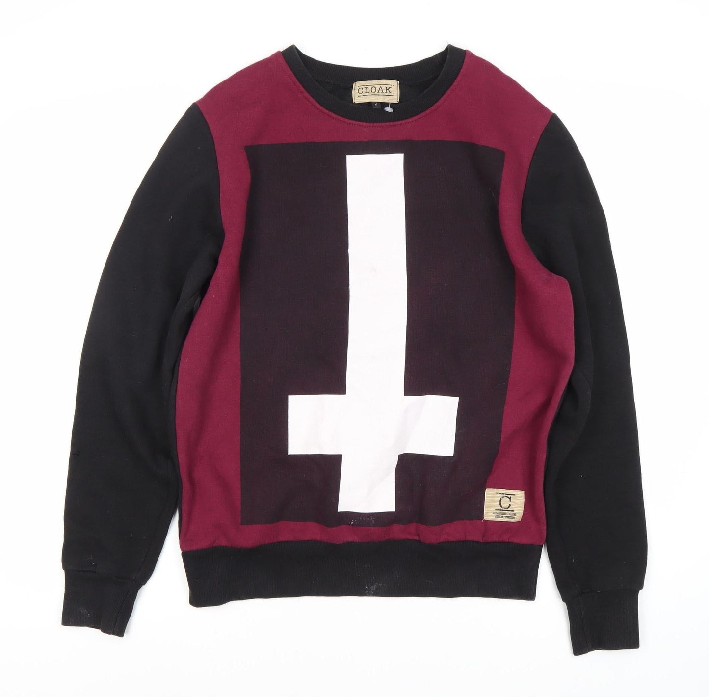 Cloak Men's Black Pullover Sweatshirt M