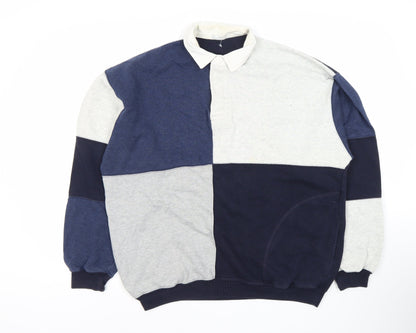 Marks and Spencer Men's Multicoloured Polo, Size L