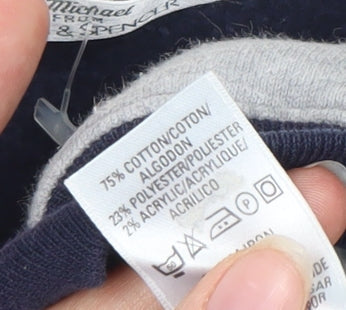 Marks and Spencer Men's Multicoloured Polo, Size L