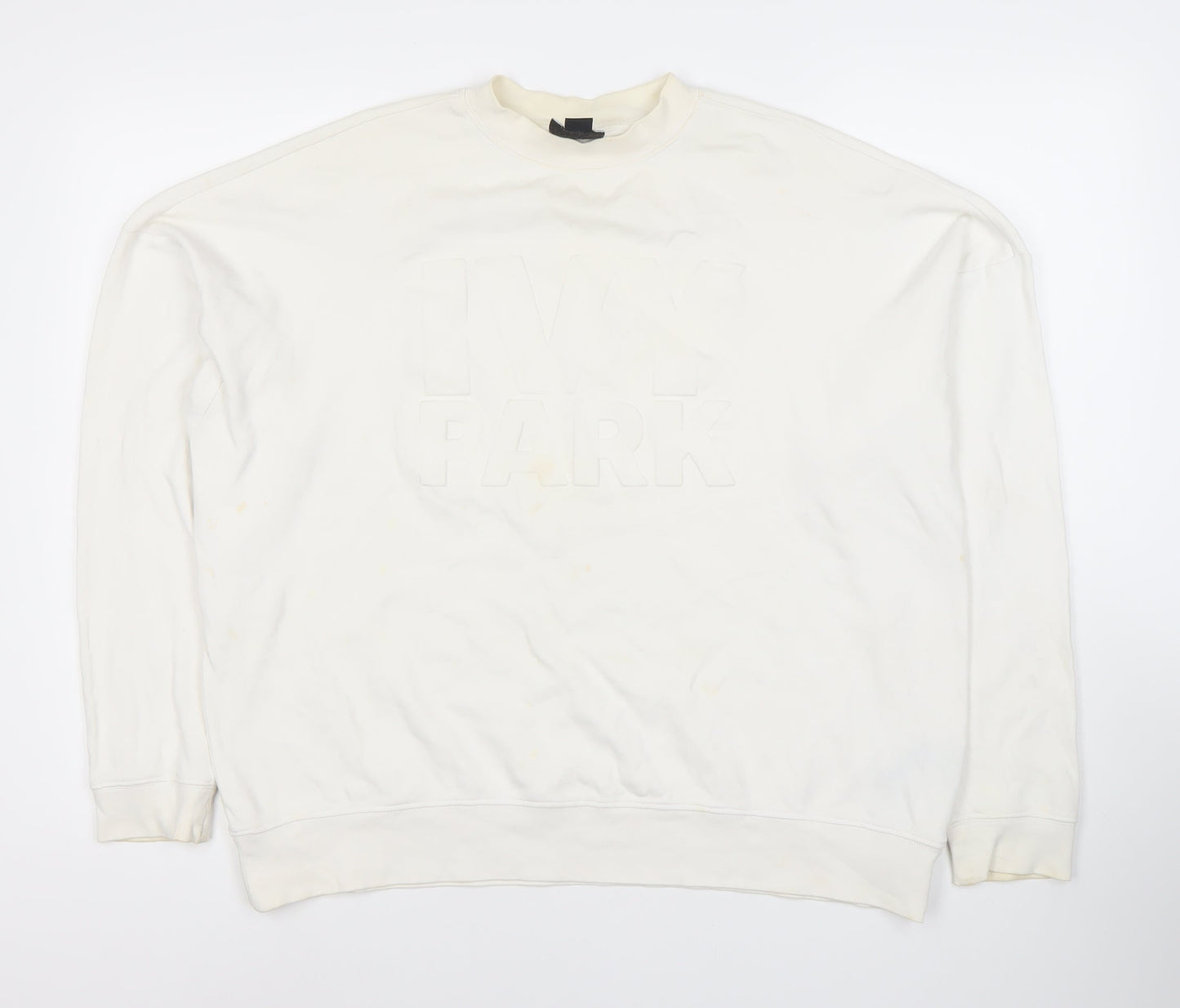 Ivy Park Women's M Ivory Pullover Sweatshirt