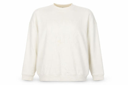 Front view of Ivy Park Women's M Ivory Pullover Sweatshirt