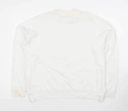 Ivy Park Women's M Ivory Pullover Sweatshirt