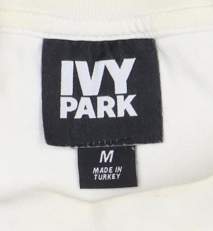 Ivy Park Women's M Ivory Pullover Sweatshirt