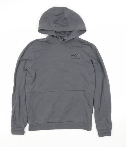 Emporio Armani Boys Grey Pullover Hoodie - Size Unknown