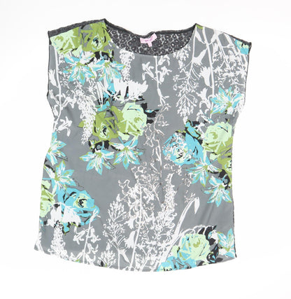 Womens UK Size 16 Marks and Spencer Multicoloured Basic Blouse
