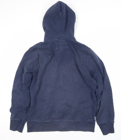 Mens UK Size M NEXT Blue Full Zip Hoodie