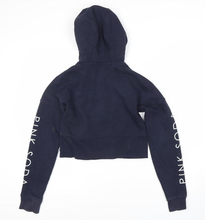 Pink Soda Sport Women's Blue Hoodie Size 4