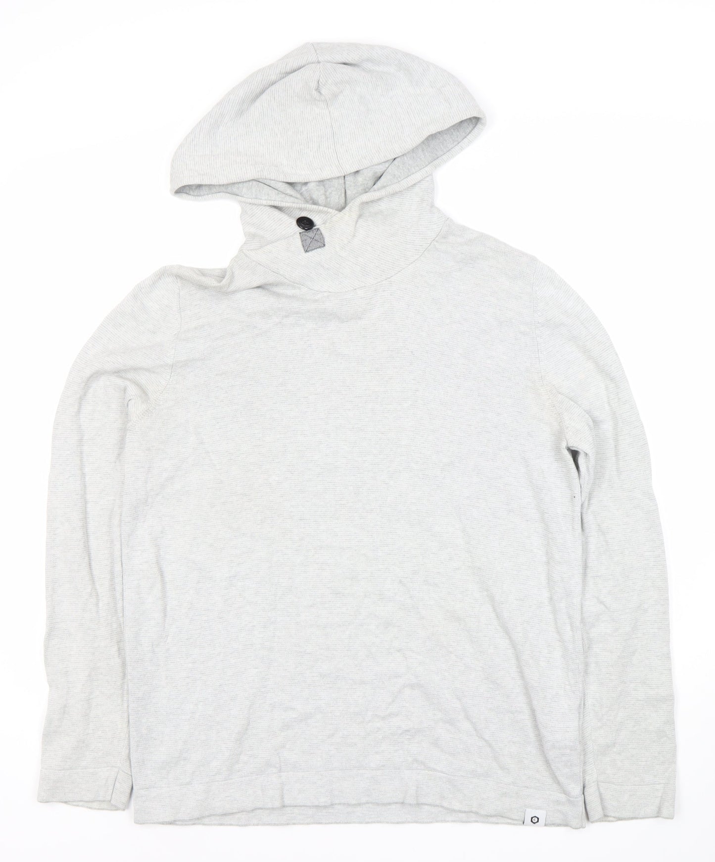 Mens UK Size M JACK & JONES Grey Pullover Hoodie