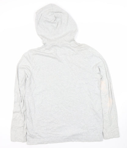 Mens UK Size M JACK & JONES Grey Pullover Hoodie
