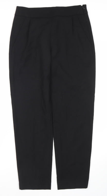 Womens UK Size 8 French Connection Classic Fit Business Casual Black Trousers
