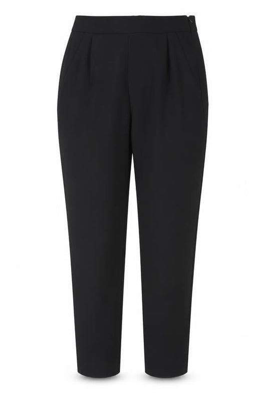 Womens UK Size 8 French Connection Classic Fit Business Casual Black Trousers