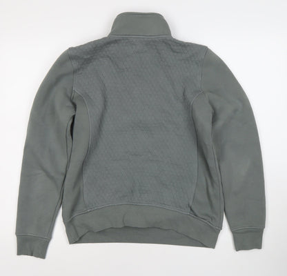 Country to Coast Women's Grey 1/4 Zip Sweatshirt UK 14