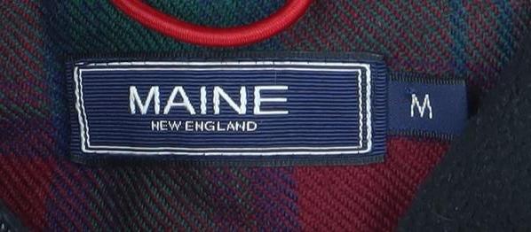 Mens UK Size M Maine Black Basic Jacket