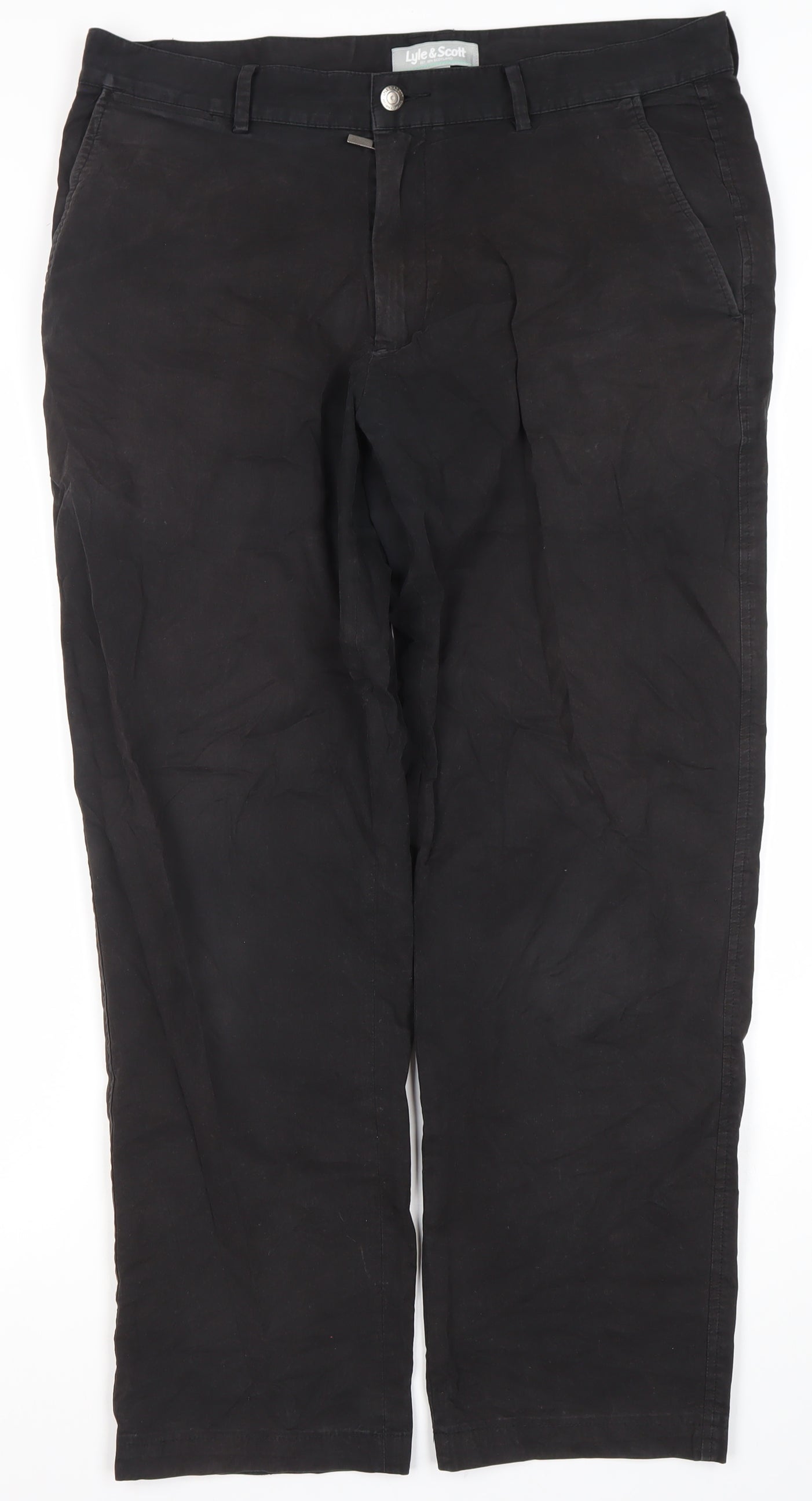 Lyle & Scott Men's Black Trousers Size 36