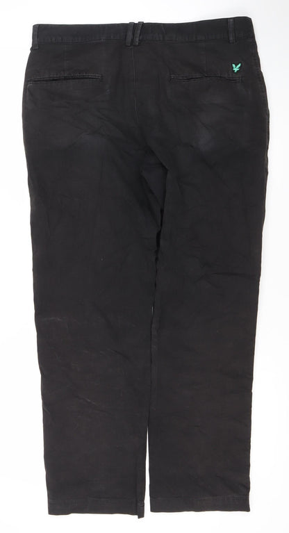 Lyle & Scott Men's Black Trousers Size 36
