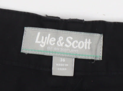 Lyle & Scott Men's Black Trousers Size 36