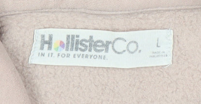 Hollister Beige Pullover Hoodie, Unisex Adults L